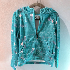 Limeapple Ocean Print Zip Up Hoodie Size‎ 5